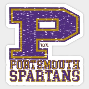 Vintage Portsmouth Spartans Sticker